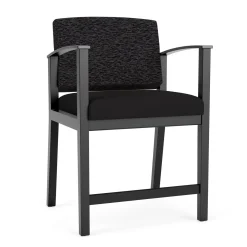 Mason Street Wood Oversized Hip Chair in Standard Upholstery