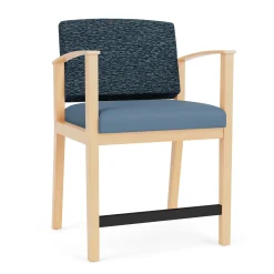 Mason Street Wood Oversized Hip Chair in Standard Upholstery