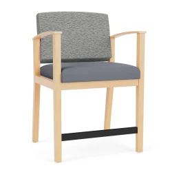 Mason Street Wood Oversized Hip Chair in Standard Upholstery