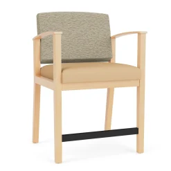 Mason Street Wood Oversized Hip Chair in Standard Upholstery