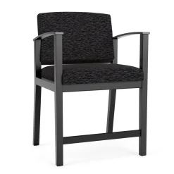 Mason Street Wood Oversized Hip Chair in Standard Upholstery