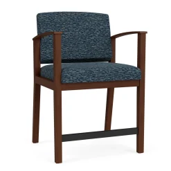 Mason Street Wood Oversized Hip Chair in Standard Upholstery