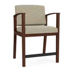 Mason Street Wood Oversized Hip Chair in Standard Upholstery