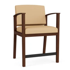 Mason Street Wood Oversized Hip Chair in Standard Upholstery