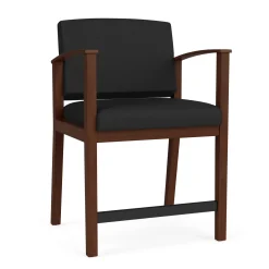 Mason Street Wood Oversized Hip Chair in Standard Upholstery