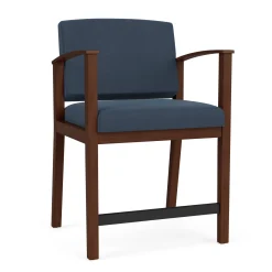 Mason Street Wood Oversized Hip Chair in Standard Upholstery