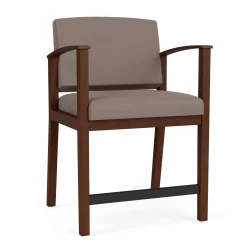 Mason Street Wood Oversized Hip Chair in Standard Upholstery