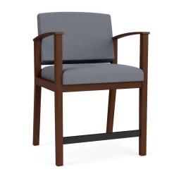 Mason Street Wood Oversized Hip Chair in Standard Upholstery
