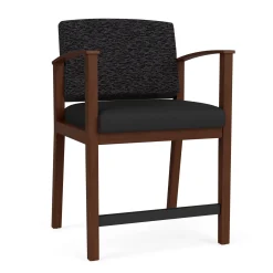 Mason Street Wood Oversized Hip Chair in Standard Upholstery