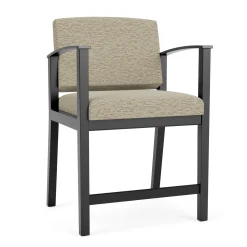 Mason Street Wood Oversized Hip Chair in Standard Upholstery