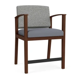 Mason Street Wood Oversized Hip Chair in Standard Upholstery