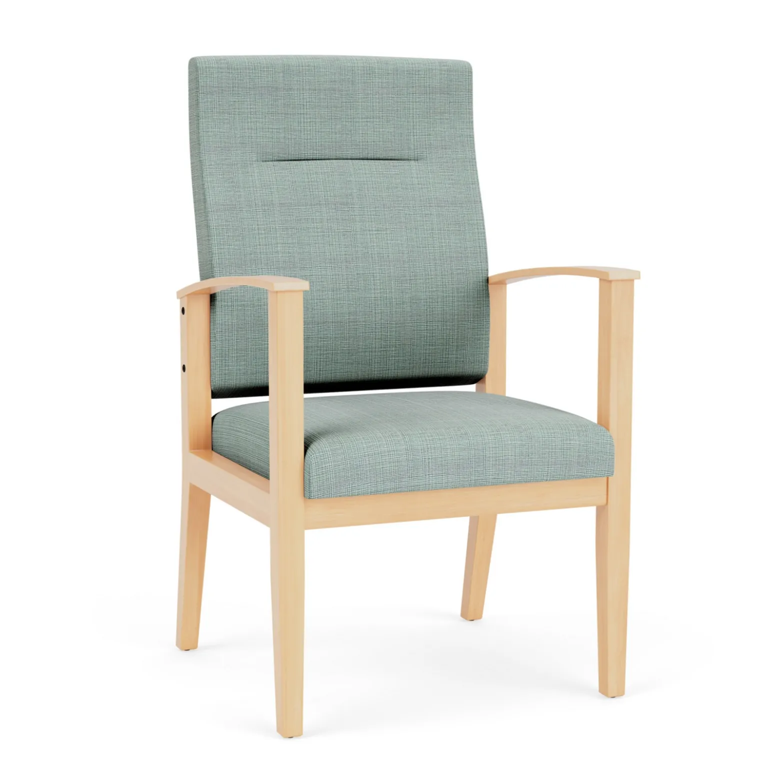 Mason Street Wood Patient Chair in Premium Upholstery