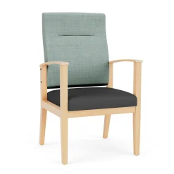 Mason Street Wood Patient Chair in Premium Upholstery