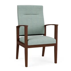 Mason Street Wood Patient Chair in Premium Upholstery