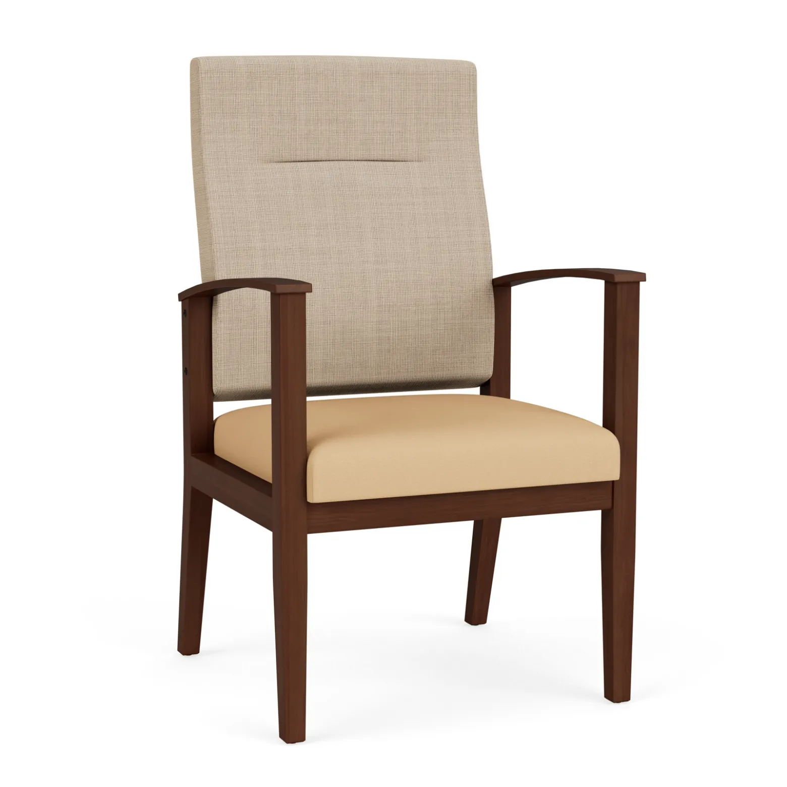Mason Street Wood Patient Chair in Premium Upholstery