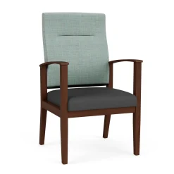 Mason Street Wood Patient Chair in Premium Upholstery