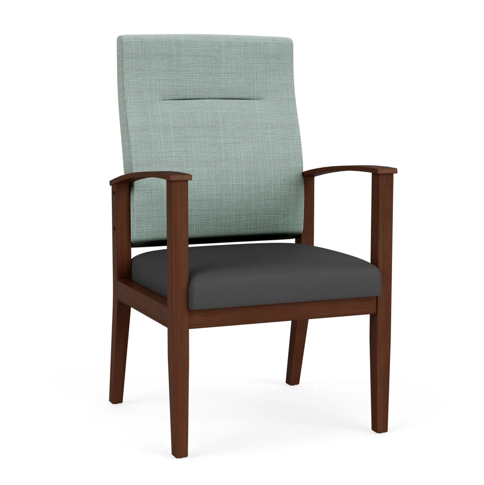 Mason Street Wood Patient Chair in Premium Upholstery