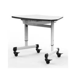 MBS Adjustable Trapezoid Student Desk