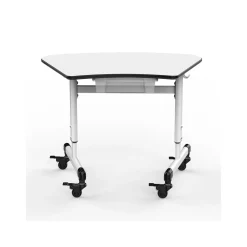 MBS Adjustable Trapezoid Student Desk