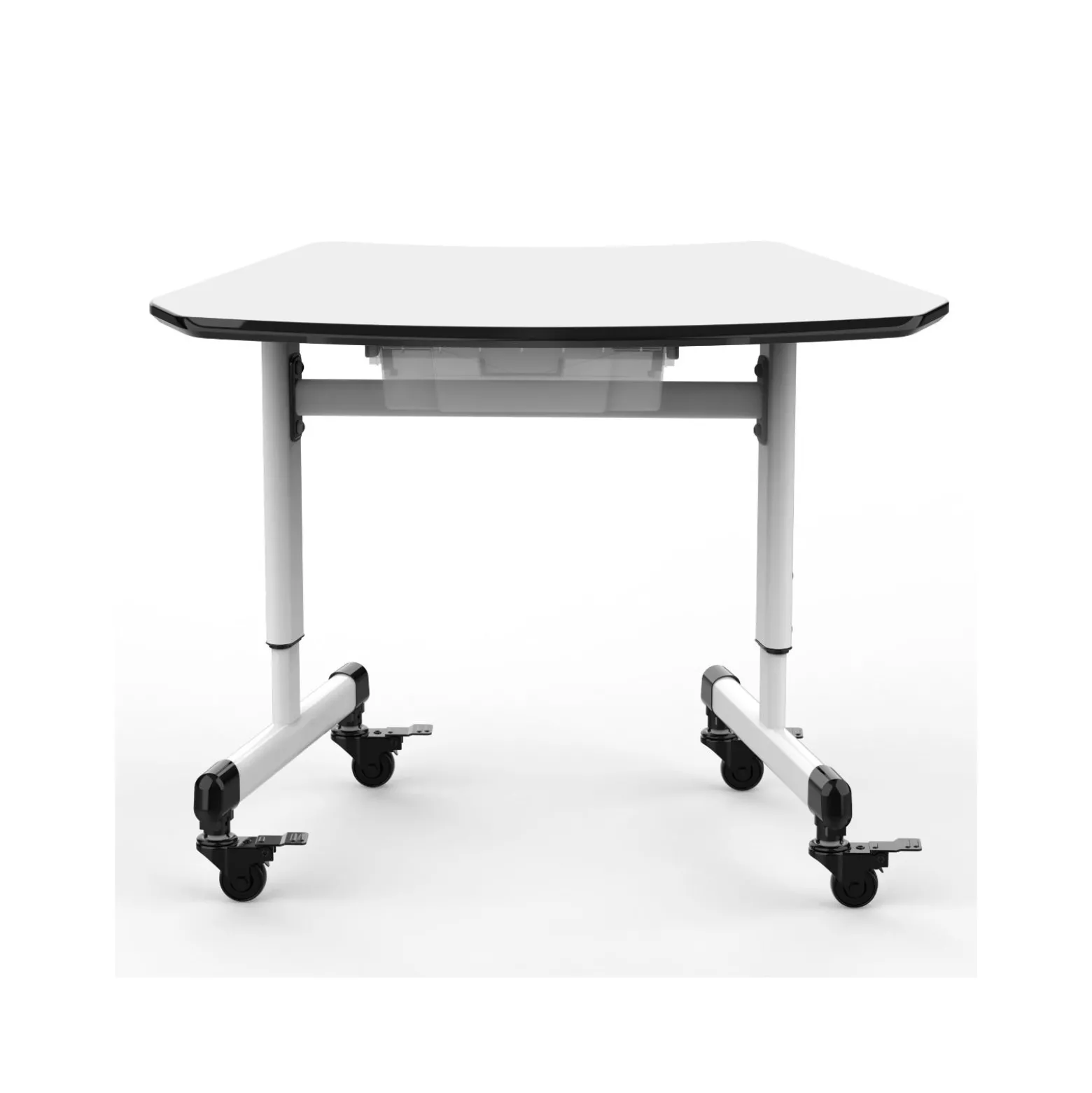 MBS Adjustable Trapezoid Student Desk