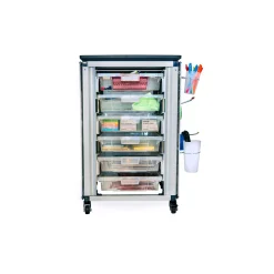 MBS 6-Bin Modular Classroom Storage Cabinet – 18" W x 29" H