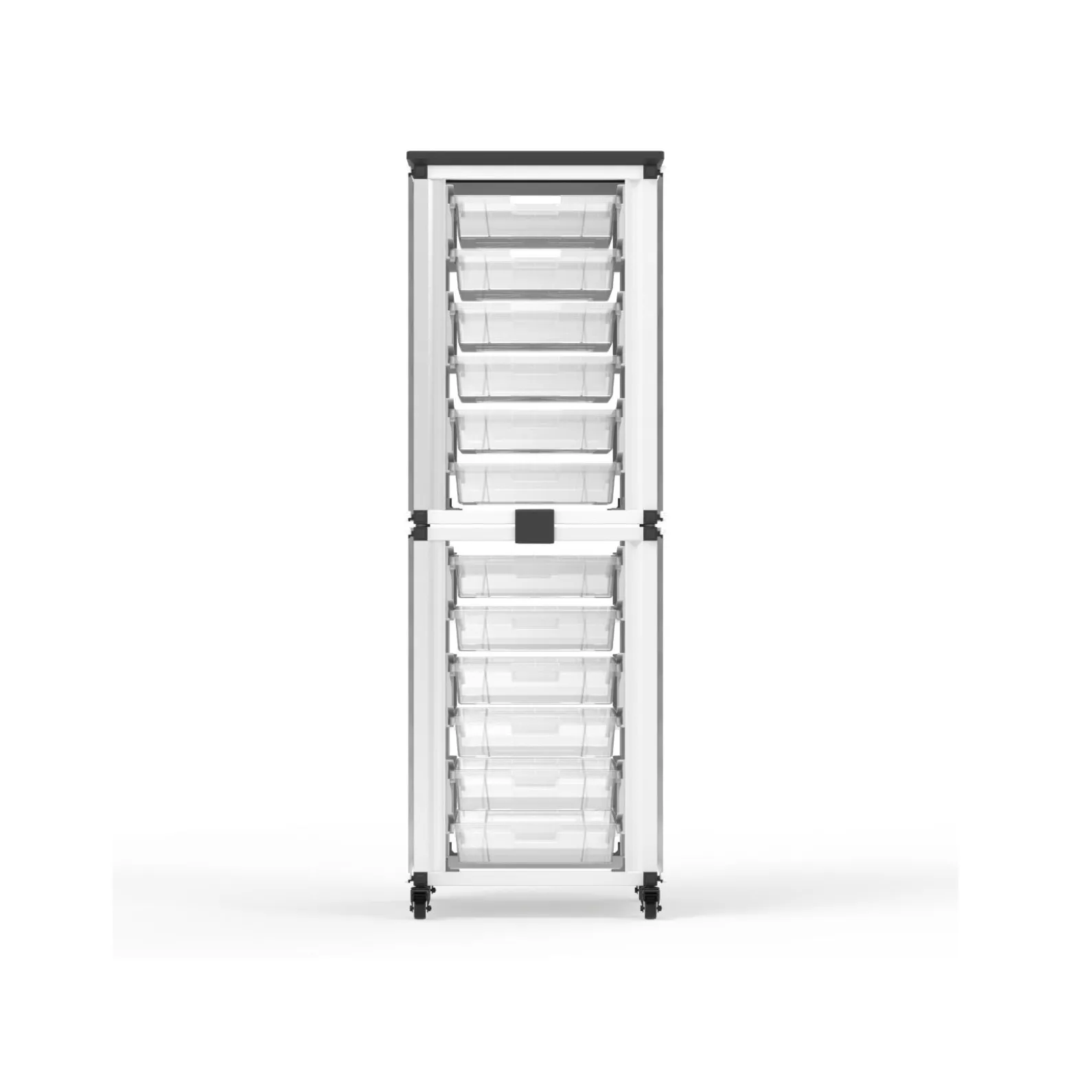 MBS 12-Bin Modular Classroom Storage Cabinet – 18" W x 58" H