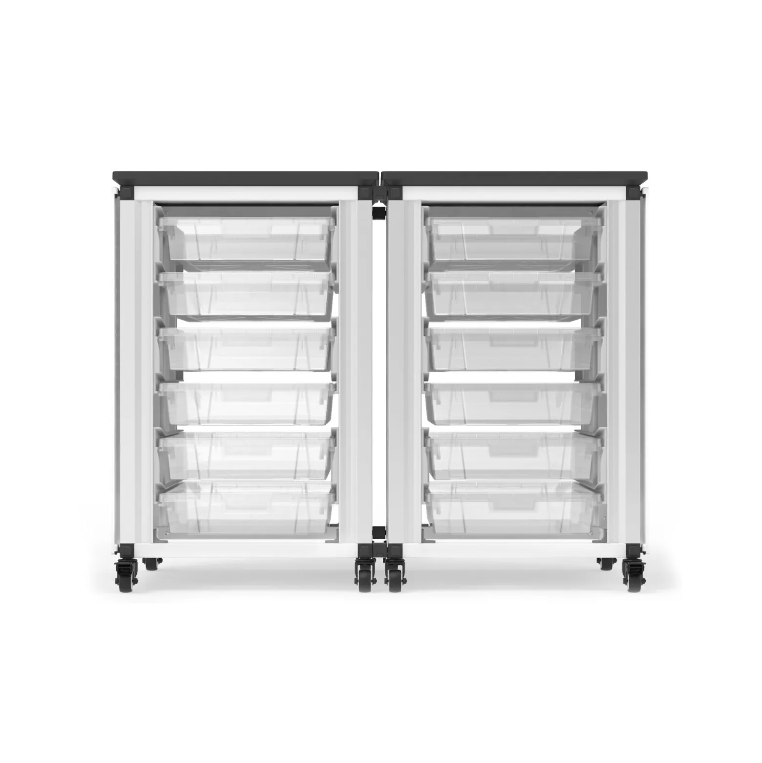 MBS 12-Bin Modular Classroom Storage Cabinet – 36" W x 29" H