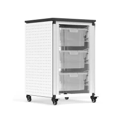 MBS 3-Bin Modular Classroom Storage Cabinet – 18" W x 29" H