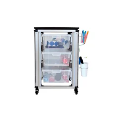MBS 3-Bin Modular Classroom Storage Cabinet – 18" W x 29" H