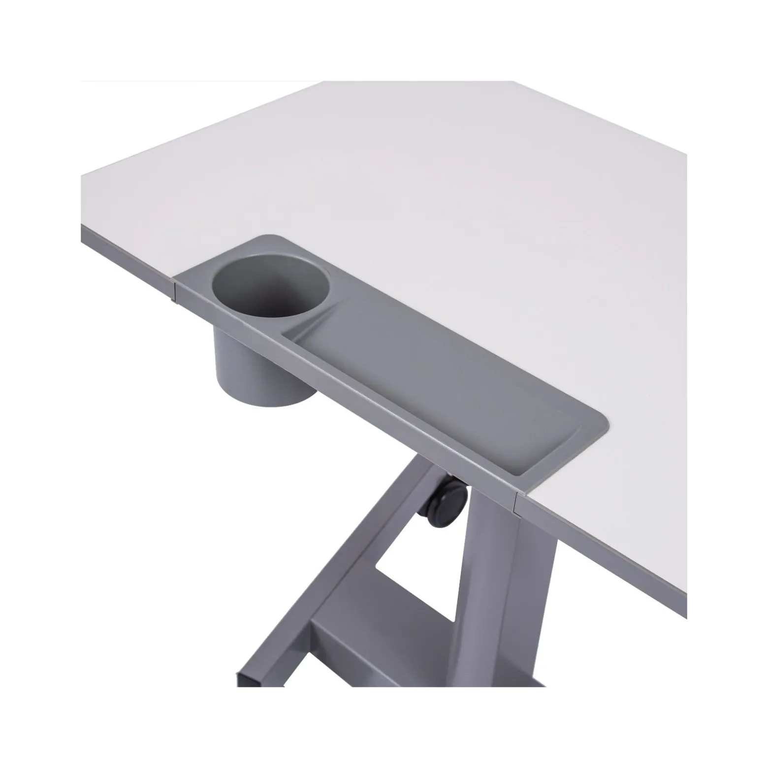 MBS Pneumatic Adjustable-Height Tilt-Top Classroom Desk