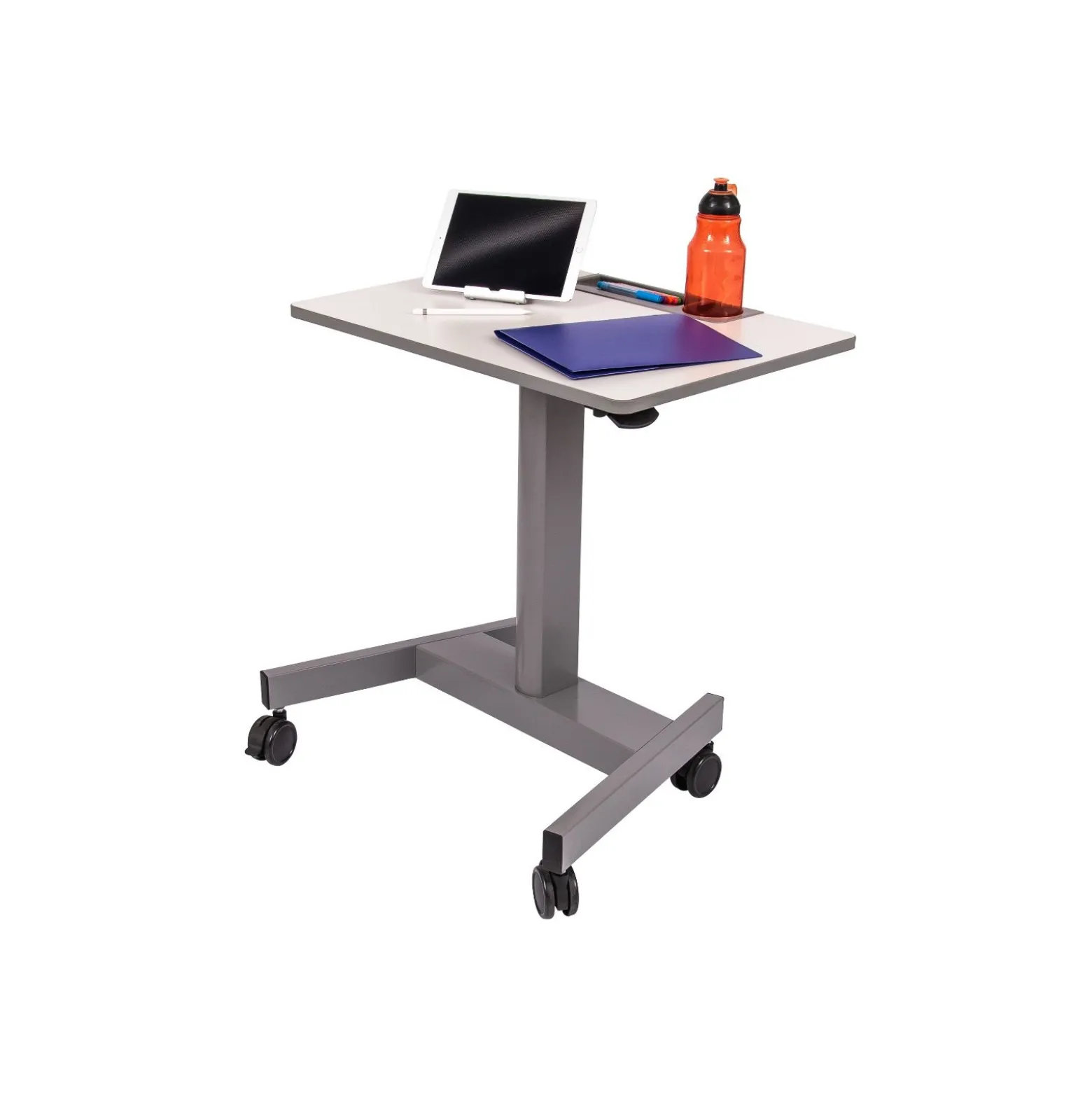 MBS Pneumatic Adjustable-Height Tilt-Top Classroom Desk