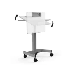 MBS Pneumatic Adjustable-Height Tilt-Top Classroom Desk