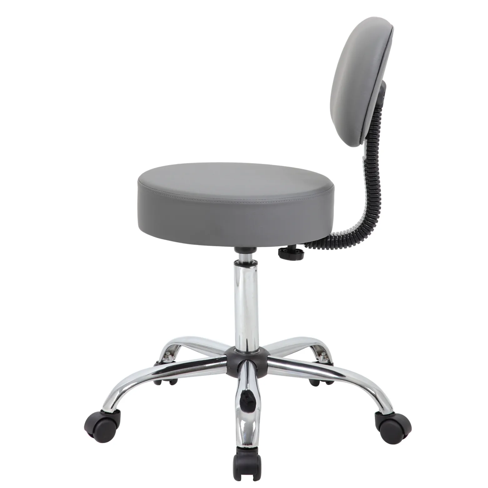 Medical/Spa Professional Adjustable Stool with Back