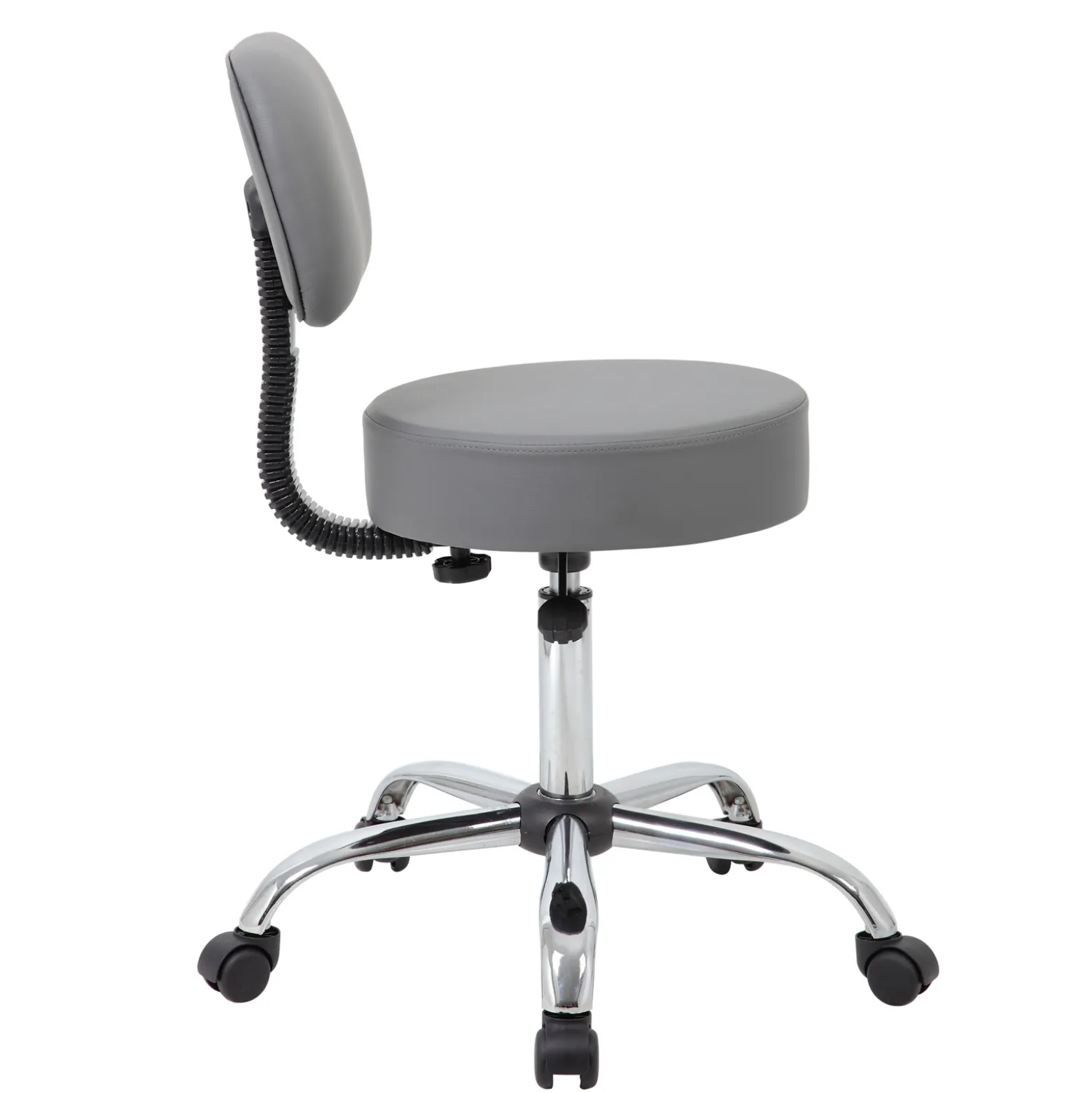 Medical/Spa Professional Adjustable Stool with Back