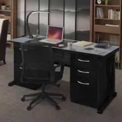 Merit Double Pedestal Desk - 66"W x 30"D