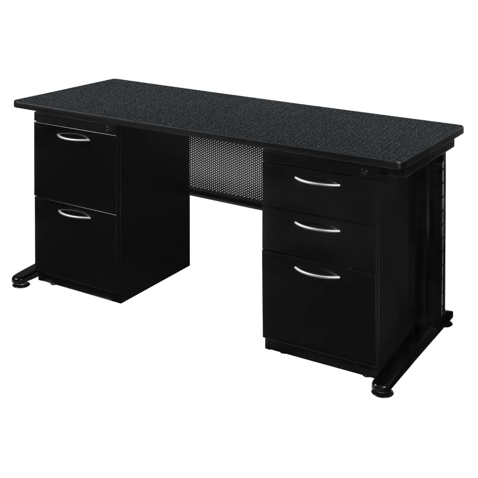 Merit Double Pedestal Desk - 66"W x 30"D