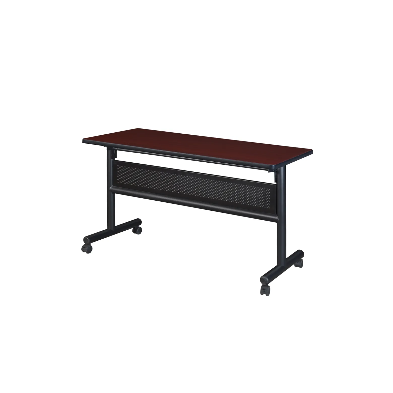 Merit Flip Top Training Table with Casters and Modesty Panel - 48"W x 24"D