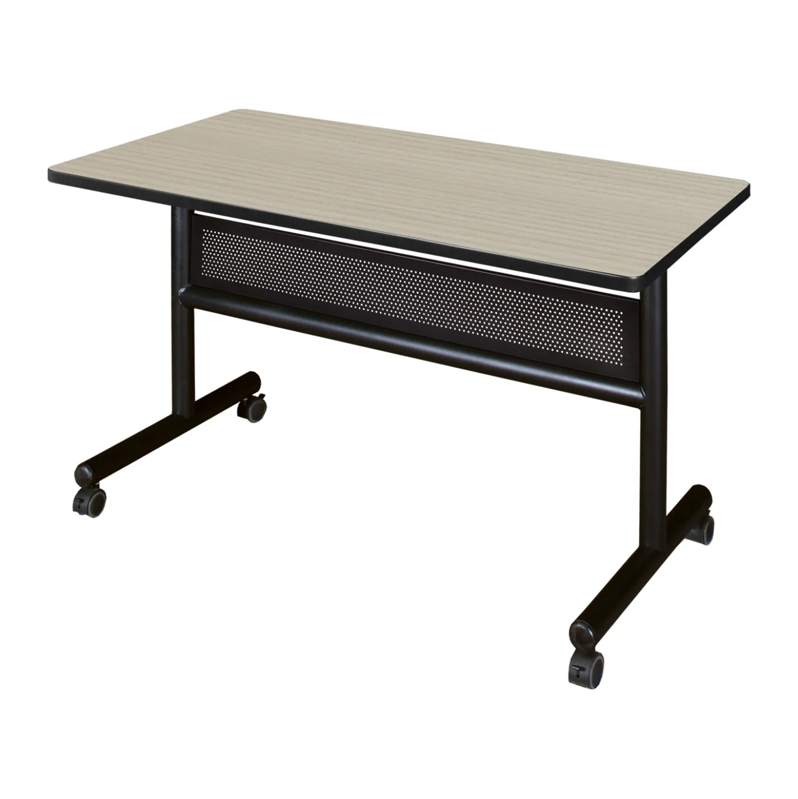 Merit Flip Top Training Table with Casters and Modesty Panel - 48"W x 24"D