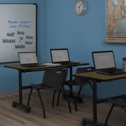 Merit Flip Top Training Table with Casters - 72