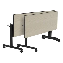 Merit Flip Top Training Table with Casters and Modesty Panel - 72