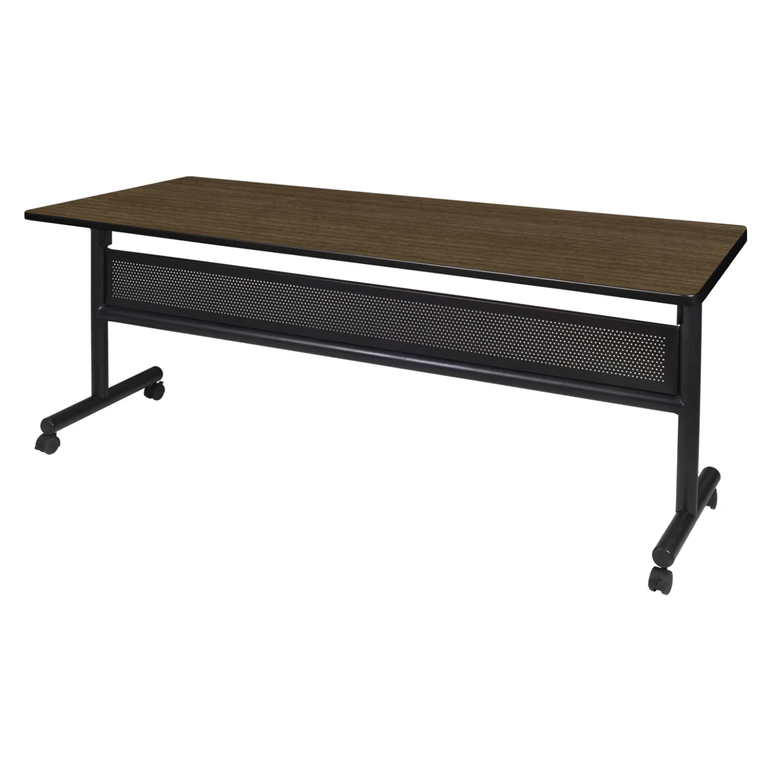 Merit Flip Top Training Table with Casters and Modesty Panel - 72"W x 24"D