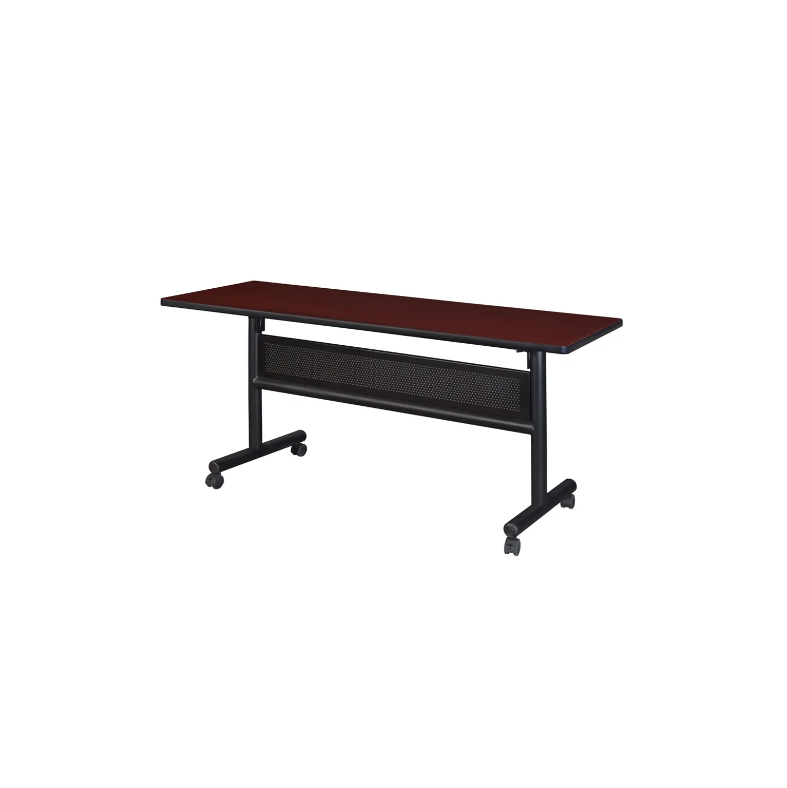 Merit Flip Top Training Table with Casters and Modesty Panel - 60"W x 24"D