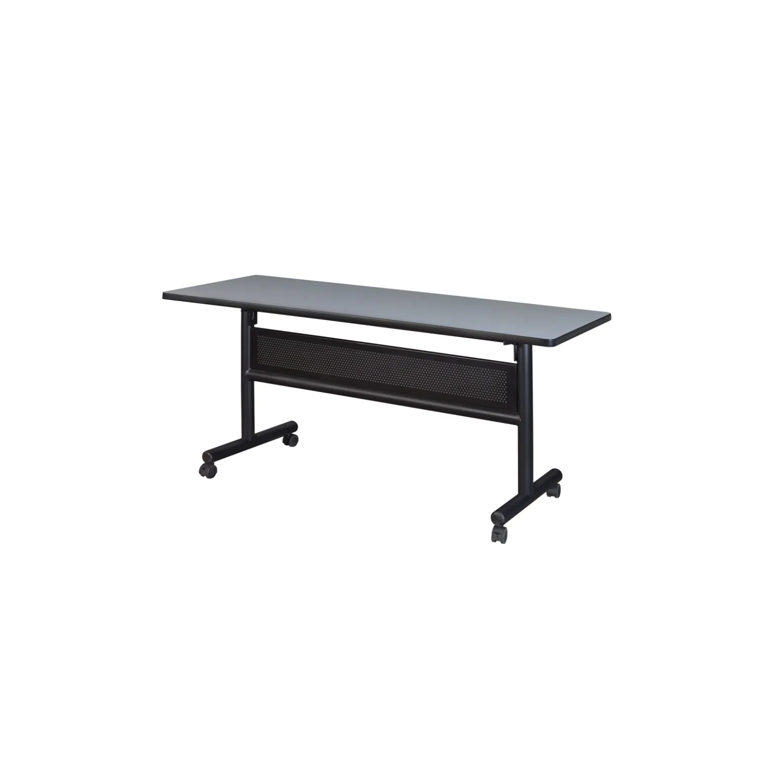 Merit Flip Top Training Table with Casters and Modesty Panel - 60"W x 24"D