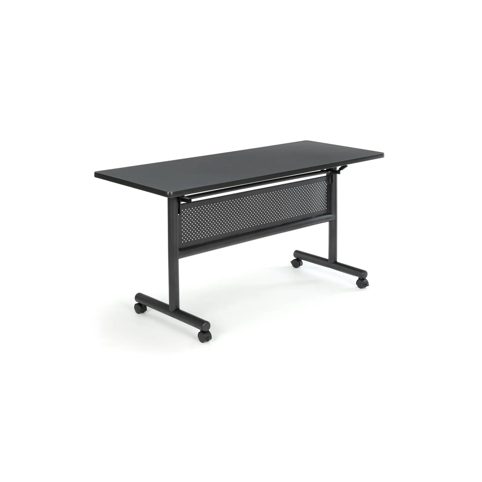 Merit Flip Top Training Table with Casters and Modesty Panel - 60"W x 24"D