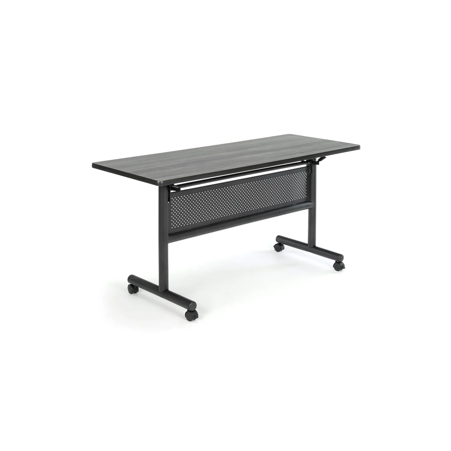 Merit Flip Top Training Table with Casters and Modesty Panel - 60"W x 24"D