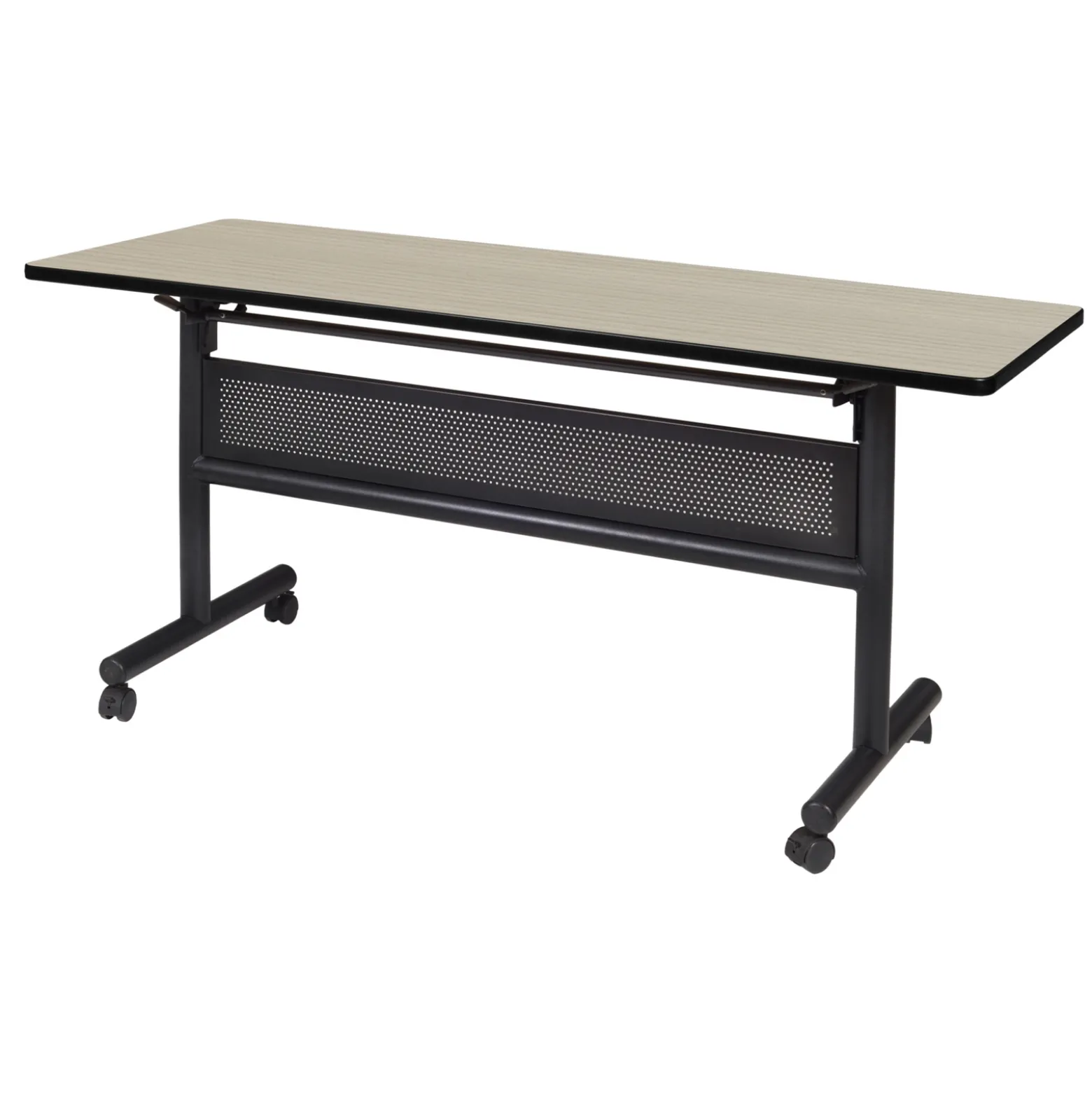 Merit Flip Top Training Table with Casters and Modesty Panel - 60"W x 24"D
