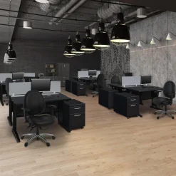 Merit 2-Person Workstation with Privacy Divider - 66