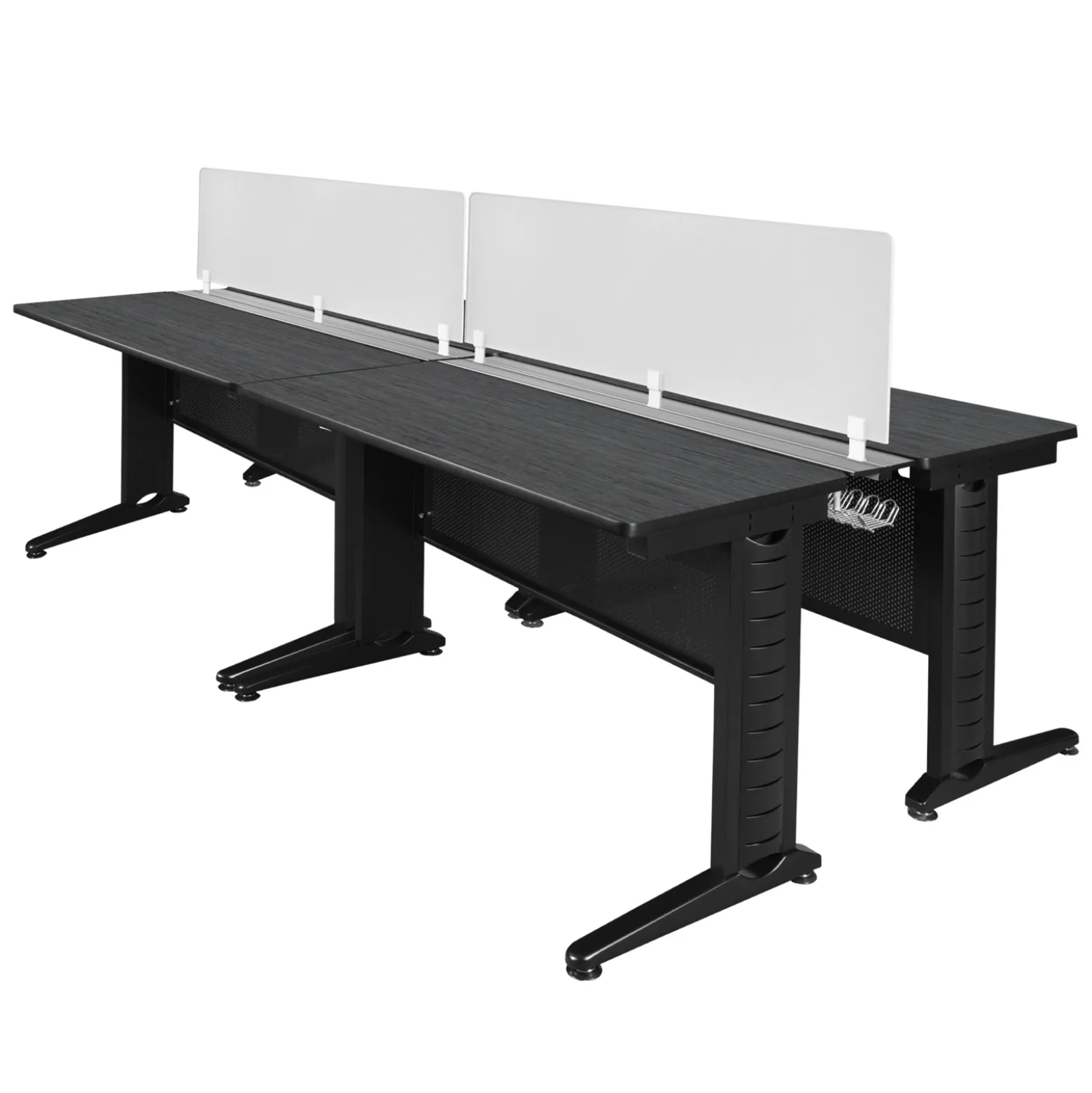 Merit 4-Person Workstation with Privacy Divider- 48"W x 24"D