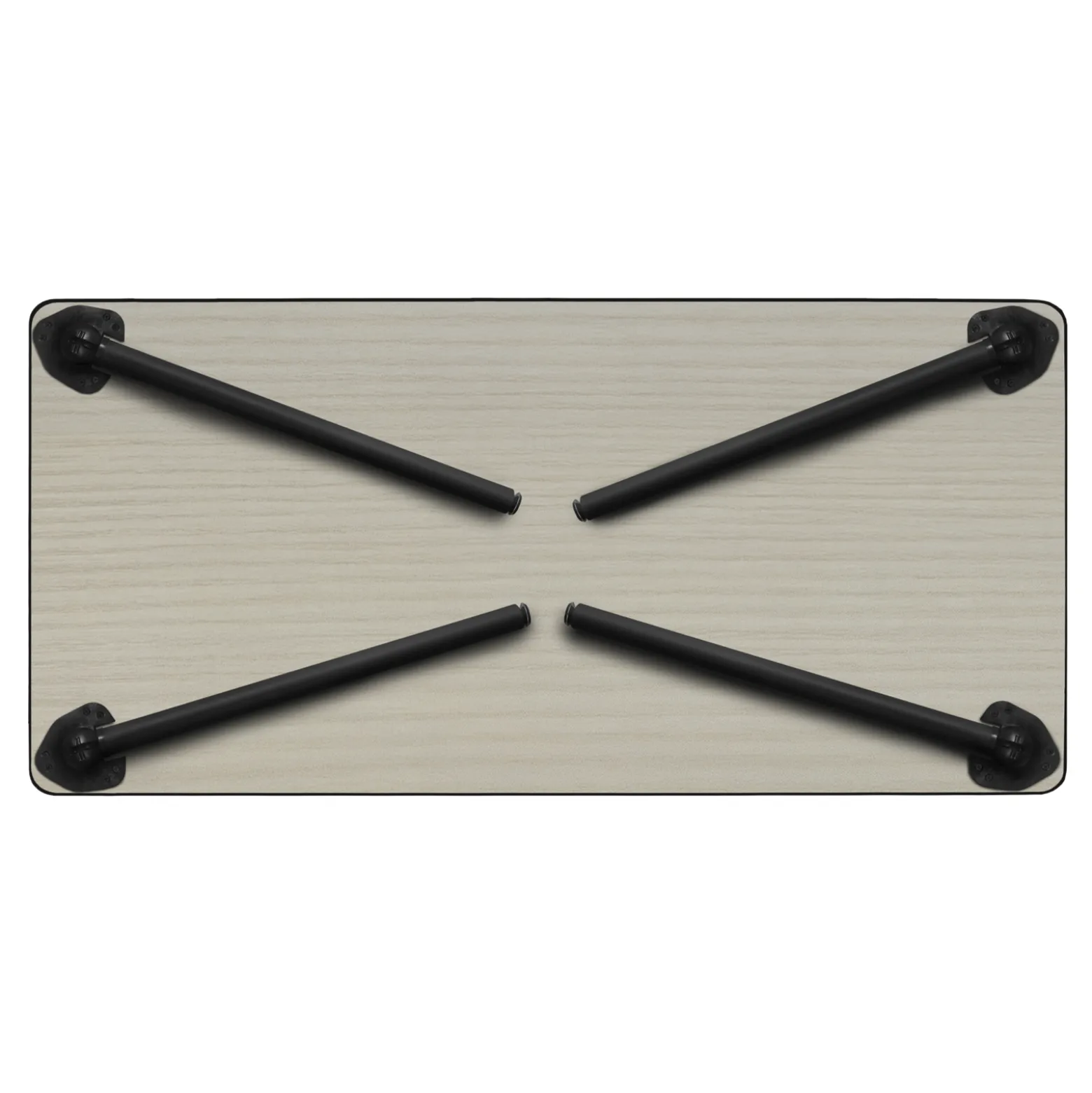 Merit Rectangle Folding Table - 66"x24"