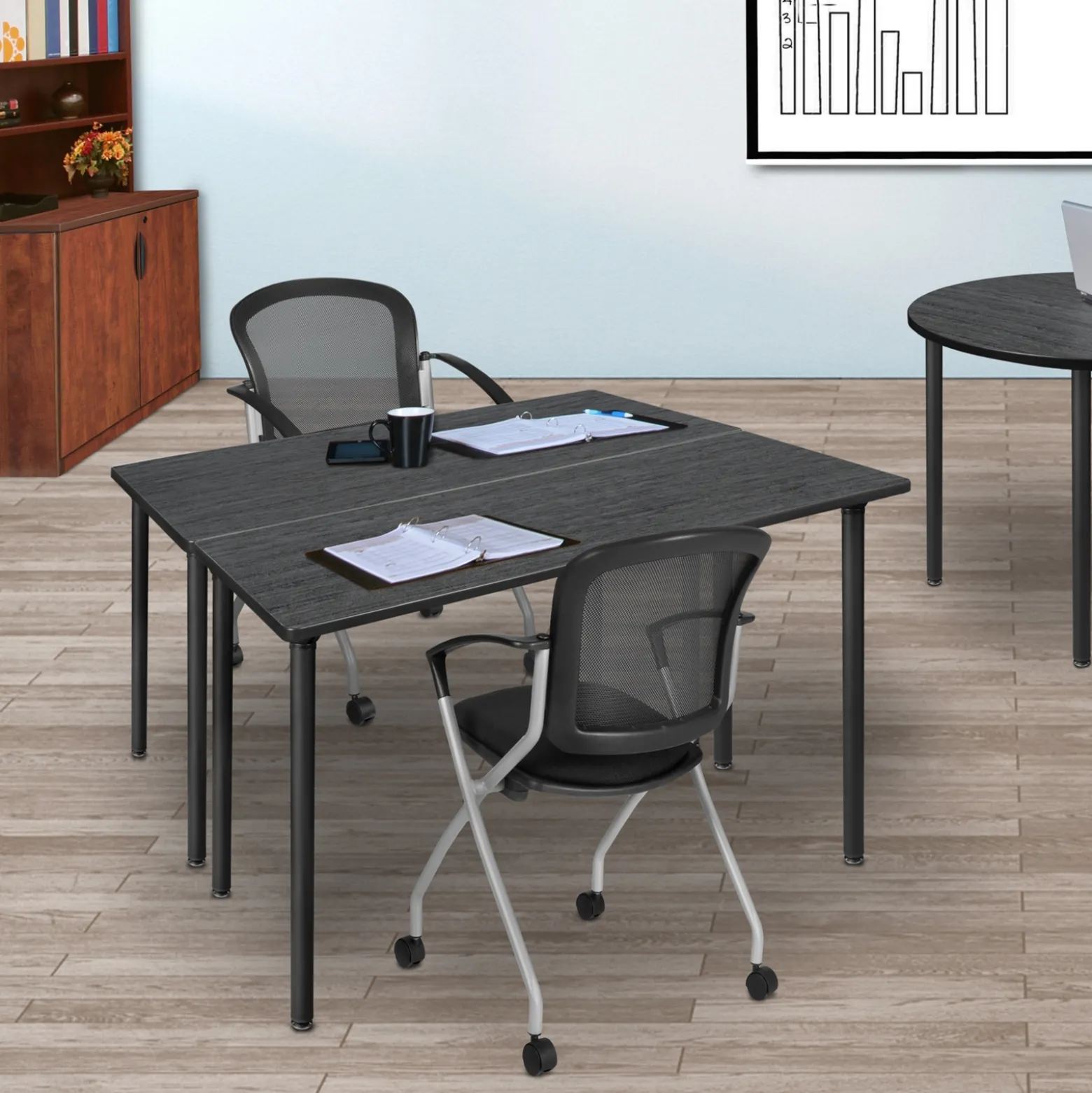 Merit Rectangle Folding Table - 48"x24"